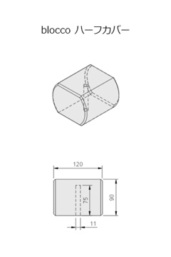 bloccoハーフカバー